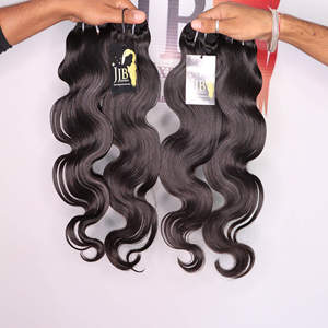 ผมแท้คุณภาพสูงจากอินเดียแบบ Double Drawn  แบบ Body Wave และแบบตรง  แบบผมจากวัด  ขายส่งจากโรงงาน - Product Image 2