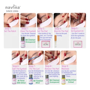 <span class=keywords><strong>Set</strong></span> per <span class=keywords><strong>Laminazione</strong></span> Sopracciglia e Lifting <span class=keywords><strong>Ciglia</strong></span> Navina Nutrition Oil Kit per Lifting <span class=keywords><strong>Ciglia</strong></span> con Cheratina Semi-Permanente Include Lozione Gel Crema - Product Image 4