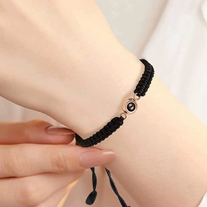 Hecho a mano 100 idiomas te amo Nano proyección piedra <span class=keywords><strong>pulseras</strong></span> foto personalizada proyector Stonecast encanto pulsera - Product Image 3