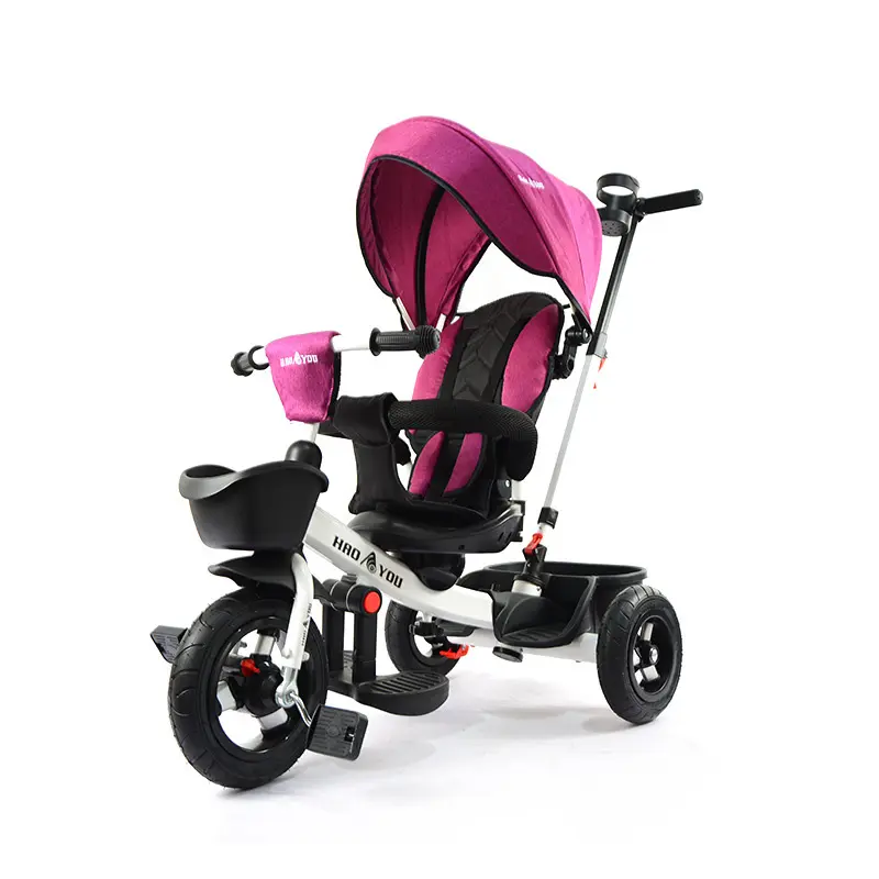 Poussette de bébé en métal pour enfants, chariot multifonctionnelle 4 en 1, vente en gros, usine