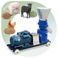 Bétail Usine Volaille Moulin Alimentation Faire 1 Tonne Pelletiseur Machine à Piles pour Aliments pour Poissons