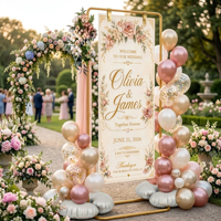 Support de Présentation pour Panneau de Bienvenue de Mariage, Baby Shower, Remise de Diplôme, Fête Prénuptiale, et Panneau de Cérémonie de Remise de Diplôme