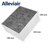 Filtre à charbon actif Alleviair DSZ5201 DZZ1XX1B6 OEM/ODM pour les séries de hotte aspirante DIA093650 DIB09E850 DWA09D650 DWB09E850