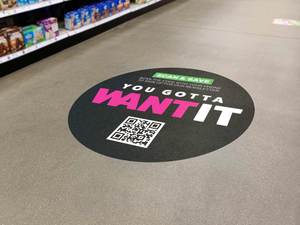 Adesivo Direzionale per Pavimenti con Stampa a Colori, Decalcomania Adesiva per Segnaletica in Musei, Ospedali e Centri Commerciali - Product Image 5