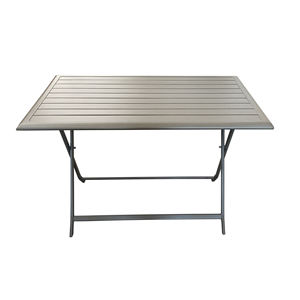 TABLE EN MÉTAL GRIS COLIBRI 110X70 CM - Product Image 1