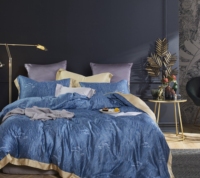 En gros luxe 100% ensemble de literie en coton Doux Au Toucher linge de lit housse de couette drap de lit