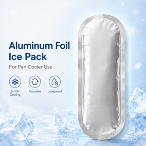 Factory Supply Freezer Safe Aluminum Foil <strong>Gel</strong> <strong>Ice</strong> <strong>Pack</strong> <strong>Gel</strong> Insulin <strong>Ice</strong> <strong>Pack</strong> For Vaccine Delivery Cold Chain Transport - Product Image 1