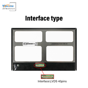 Panneau d'affichage de module LCD BOE 10.1 pouces <span class=keywords><strong>LVDS</strong></span> 40 broches Match de la carte pilote et de l'écran tactile pour industriel/Edu & <span class=keywords><strong>Ent</strong></span>/ordinateur portable, etc. - Product Image 2