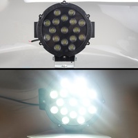 RUTENSE-projecteur LED 51w, lampe de travail et conduite, pour véhicule tout terrain, camion, tracteur, ATV, SUV, UAZ, rampe, 4x4, 4WD SUV, 12V 24V 6500k