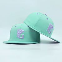 Gorras Ajustadas de Diseño para Hombre, de Alta Calidad OEM, con Logotipo Bordado en 3D Personalizado, Gorra de Béisbol con Visera Plana para Exteriores
