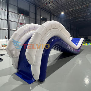 Juguetes Acuaticos Inflables Yacht Slide Juegos de agua Inflable Boat Dock Slide Sea Floating Slide para Fast Boat - Product Image 5
