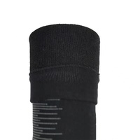 Chaussettes de plongée hautes en tricot imperméables personnalisées pour l'hiver, avec logo personnalisé, noires, vente en gros