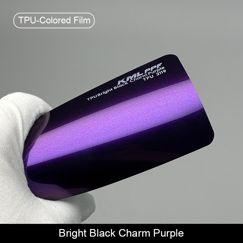 TPU Noir Brillant Charme Violet