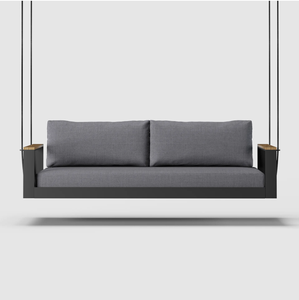 Columpio <span class=keywords><strong>Colgante</strong></span> Moderno de Alta Calidad para Exteriores, Sofá Columpio con Marco de Aluminio Metálico para Jardín o Muebles de Hotel - Product Image 3