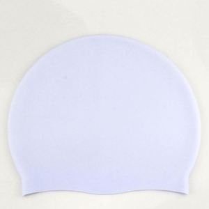 Custom Eco-Friendly Durable Lightweight <b>Silicone</b> Swim Cap High Elasticity <b>Waterproof</b> 24cm Width Professional Fitness Swimming - Product Image 4