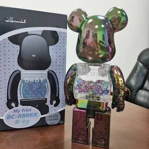 Décoration de la maison Bearbrick 400% éblouissant <span class=keywords><strong>Chiaki</strong></span> my first baby Block Bear Violence Bear Kwas Figurine - Product Image 3