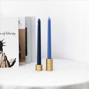 Nordic Brass <strong>Candle</strong> <strong>Holder</strong> Cylinder <strong>Candle</strong> Jar for Size 34mm/20mm <strong>Candle</strong> Home Table Multi-function Incense Candlestick <strong>Holder</strong>