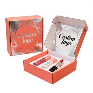 Emballage cosmétique jaune de luxe, design de couleur vive, boîte cadeau de maquillage, boîte d'emballage personnalisée avec logo, présentoir de produits de beauté - Product Image 3