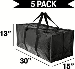 New Recycled Laminated PP Woven Bag China's Cheap Fashion Heavy Storage Moving Zipper Shopping Animal <b>Print</b> - Product Image 2