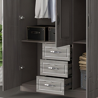 Armoire de chambre enfant 3 portes en bois murale 1200*1950*400 mm – Grande Vente