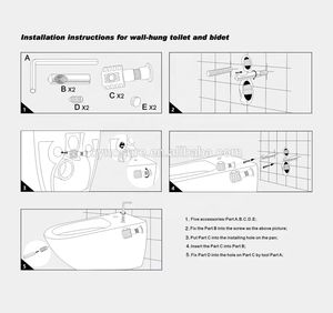 Inodoro de Pie Cuadrado sin Borde con Asiento de Cierre Suave de PP, Inodoro de Cerámica con Sifón de Una Pieza, Asiento de Inodoro para Niños - Product Image 4