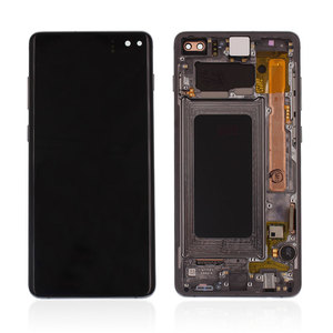 100% Ful Originale con cornice dello schermo <span class=keywords><strong>a</strong></span> cristalli liquidi Per <span class=keywords><strong>Samsung</strong></span> <span class=keywords><strong>Galaxy</strong></span> S10 Più Display lcd, di Ricambio Per <span class=keywords><strong>Samsung</strong></span> <span class=keywords><strong>Galaxy</strong></span> S10 Più - Product Image 1