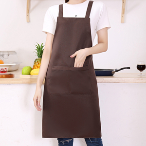 Classico panificio di grandi dimensioni in poliestere bavaglini classificazione in vita senza maniche abbigliamento da lavoro per il personale della cucina del ristorante dell'hotel - Product Image 1