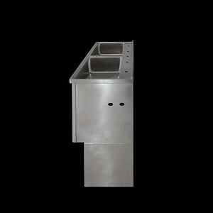 Soporte Gratis de alta calidad, estación de lavabo de mano de acero inoxidable, bañera de lavandería con armario - Product Image 5