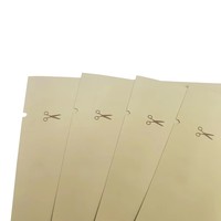 Sachets Doypack en PE réutilisables avec logo personnalisé, sachets enveloppe, emballage à 3 soudures latérales, résistants à l'humidité, pour aliments, café, lait, chewing-gum