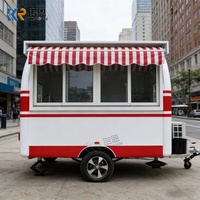Remorque mobile pour boissons, remorque de concession personnalisée pour limonade, jus, café, boissons, en-cas, événements en plein air, restauration