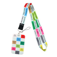 Porte-badge personnalisé avec logo, cordon rétractable, clip pour badge, sangle de cou, cordon pour porte-clés, pour infirmières, médecins