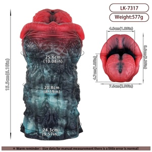 Masturbador Masculino Alien Fantasy, Juguetes Sexuales de Silicona, Vagina de Bolsillo con Textura 3D para Entrenamiento del Pene, Placer Individual - Product Image 6