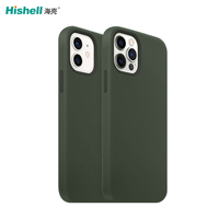 Étui en silicone liquide premium, doux et soyeux, résistant aux chocs, avec doublure en microfibre pour iPhone 7 8 Plus Xs 11 12 13 15 Pro Max