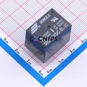 SRE-12VDC-SL-2C Signal Relay Through hole Component (THT),17x22.6mm Relay - Product Image 1