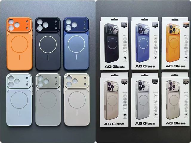 Frosted AG Glass Mobile Phone Case for iPhone 17 Pro Wireless Charging Anti Scratch Phone Case for iPhone 17 16 15 14 13