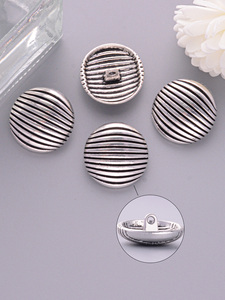 High Quality Zinc Alloy Metal Buttons Sustainable Round <strong>Pattern</strong> <strong>Design</strong> for Fashion Sewing Crafted Specifically for - Product Image 6