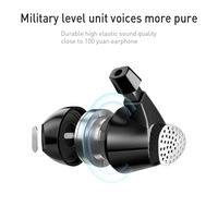 Nouveaux écouteurs sport filaires transfrontaliers pour fabricants, avec microphone, design intra-auriculaire coloré, câble TPE haute élasticité de 1,2 m, prise jack 3,5 mm
