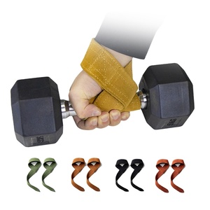 Vente en gros Fitness <span class=keywords><strong>musculation</strong></span> sangles <span class=keywords><strong>de</strong></span> poignet haltérophilie protection du poignet épaissir entraînement Gym tirer vers le haut sangles <span class=keywords><strong>de</strong></span> poignet - Product Image 4