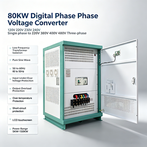 40KW Single Phase to Three Phase Converter 220V to 380V Frequency Inverter for AC Motor <strong>Compressor</strong> Laser Cutting Machine <strong>Use</strong> - Product Image 2