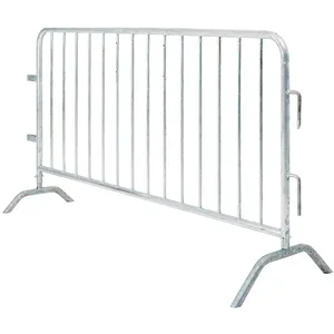 Lage Prijs Draagbare Gebeurtenis Tijdelijke Barrièreomheining/Buisvormige Barrière Van De Weg/Site Stalen Crowd Control Barricade