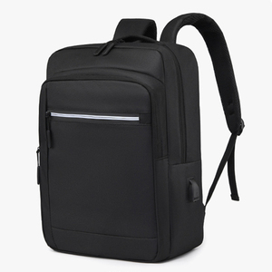 New Trendy Factory Price High Quality Casual Gray Black Leisure <b>Backpack</b> With Usb Interface Travel Laptop Multi Pocket <b>Backpack</b> - Product Image 4
