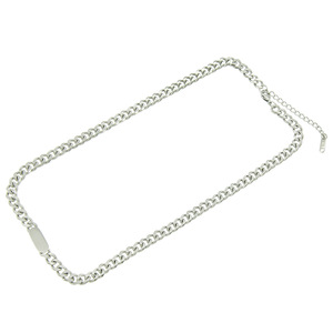 สร้อยคอโซ่คล้องคอรูปวงรีสไตล์หวานและเย็น - Product Image 5