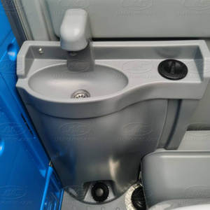 Sistema de ahorro de agua de inodoro público de plástico antivandalismo asiático para áreas urbanas Centros comerciales Espacios públicos de alto tráfico - Product Image 2