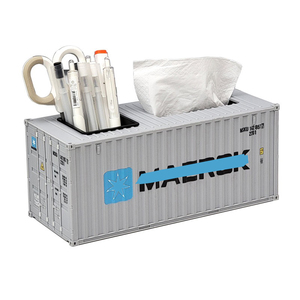 Tùy Chỉnh Sang Trọng Quà Tặng Kinh Doanh Quy Mô 1:24 Bút & Mô & Tên Chủ Thẻ Chức Năng Container Vận Chuyển Mô Hình Quà Tặng Giáng Sinh - Product Image 1