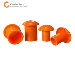 Tapas de Seguridad para Barras de Refuerzo de Plástico de 16-32 mm, Estilo Hongo, Duraderas, Aprobadas por OSHA, Protección para Extremos de Barras de Acero, Protectores de Construcción - Product Image 4