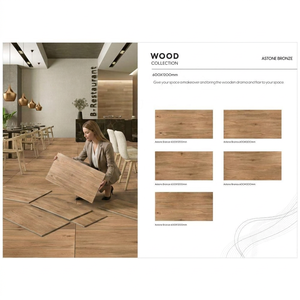 Belly Brown Wood Look Porcelain Tiles 600x1200mm Non Slip Floor Wall Natural Texture Ceramic Designs - Product Image 5
