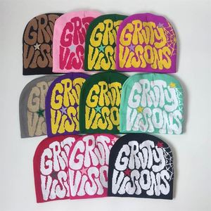 Gorros de Invierno 100% Acrílicos al por Mayor, Gorros de Punto Jacquard de Moda Y2K de Alta Calidad con Logotipo Personalizado - Product Image 3