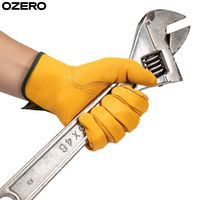 Gants en cuir de chèvre respirants et chauds pour le travail en extérieur, unisexes, avec logo personnalisé, dernière collection, livraison directe