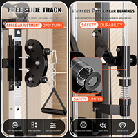 Machine Smith tout-en-un pour la maison, avec système de tirage croisé et de lat pulldown, équipement de fitness pour studio à domicile