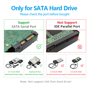 <span class=keywords><strong>สาย</strong></span> USB 3.0<span class=keywords><strong>ดิ</strong></span><span class=keywords><strong>ส</strong></span>ก์คู่อ่าน SATA 2.5 & 3.5นิ้วอะแดปเตอร์<span class=keywords><strong>ฮาร์ด</strong></span>ไดรฟ์ UASP <span class=keywords><strong>ส</strong></span>ำหรับแล็ปท็อปที่มีแจ็คเก็ตพีวีซี - Product Image 4